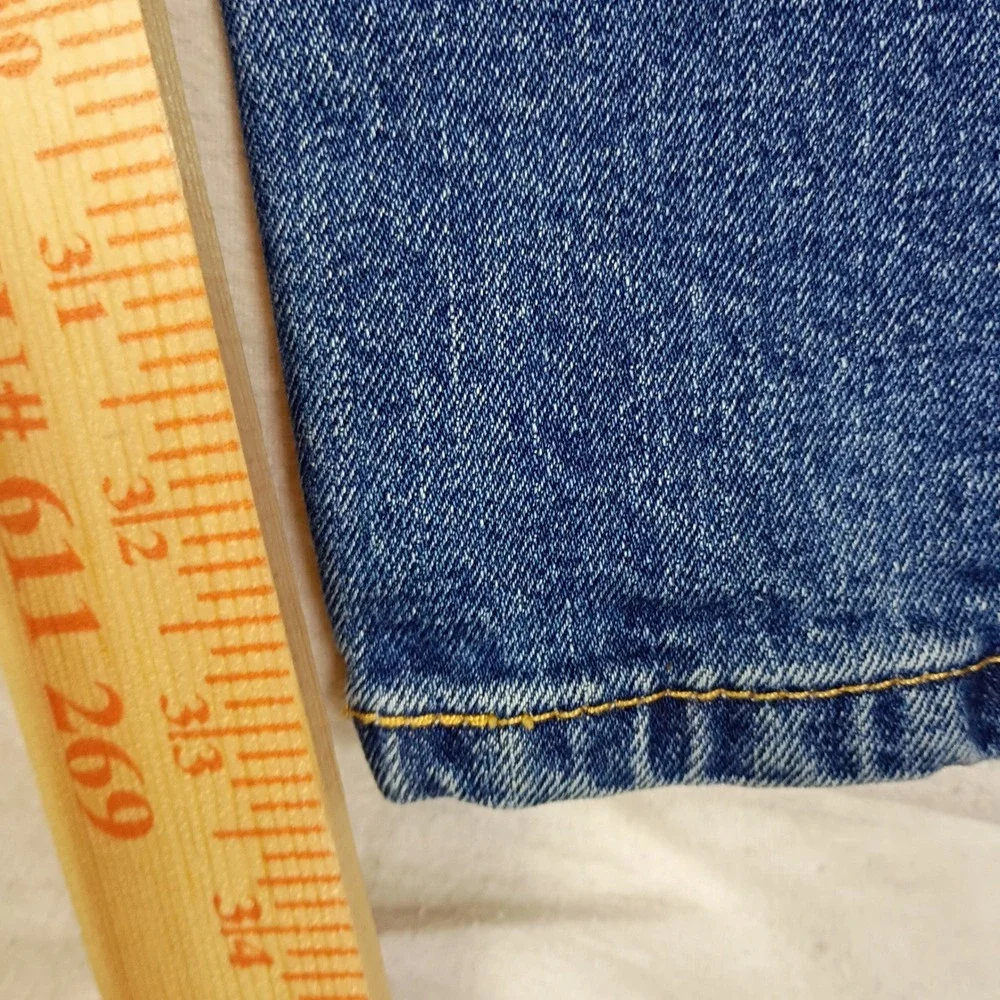 Levi's Mens 505 Regular Fit Straight Leg Medium Wash Denim Jeans 36x34